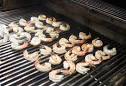 grilling shrimp
