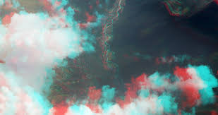 Image result for anaglyph clouds