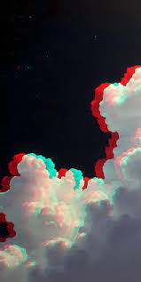 Image result for anaglyph clouds