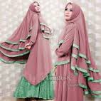 Jual Gamis syari kerudung instan.baju muslim model terbaru.gamis ...