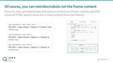 Technical SEO testing: How Googlebot handles iframes
