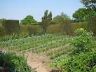 Vegetable garden at Great Dixter. Open to the public through the spring and - via Daymix