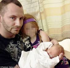 Father Nathan Hunt (pictured) saved his baby&#39;s life when he heard his muffled cries coming from the closet - article-2475173-18F56B0A00000578-693_634x621