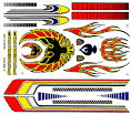 Pinewood Derby Decals - Stickers