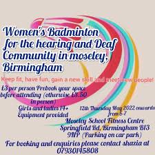 Image result for East Riding Deaf Badminton Club