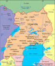 Map of Uganda