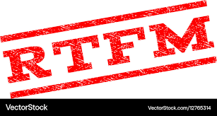 Image result for RTFM