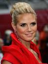 Heidi Klum in red John
