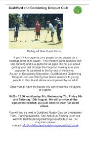 Image result for Guildford and Godalming Croquet Club
