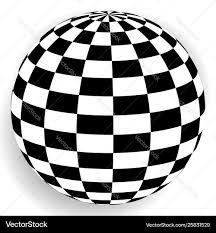 Image result for sphere checkered plane raytrace