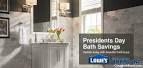 Lowes Presidents Day Bath Savings! | Online Shopping Blog