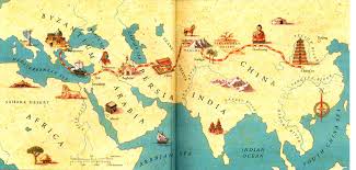Image result for silk road map