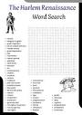 The Harlem Renaissance word search Puzzle worksheet activities for ...
