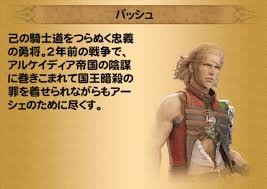 「バッシュ・フォン・ローゼンバーグ FINAL FANTASY 12」の画像検索結果