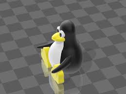 Image result for 3d linux penguin