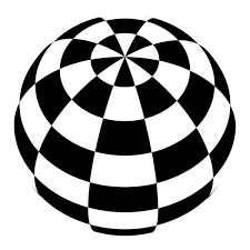 Image result for sphere checkered plane raytrace