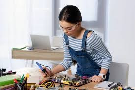 Image result for woman soldering