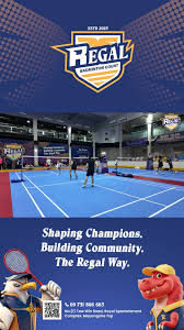 Image result for Regal Arts Junior Badminton Club