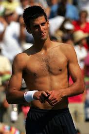 Novak Djokovic topless