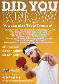 Image result for Rugby Table Tennis Club