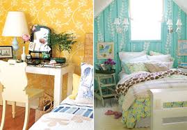 Bedrooms Decoration yellow and blue