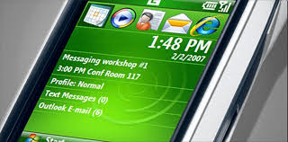 Image result for windows mobile 6.0 today screen
