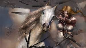 Image result for horse girl gun