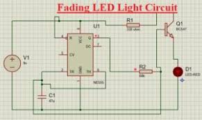 Image result for fade led 555 circuit