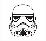 Stormtrooper Helmet Graphic by ~markalbiar on deviantART
