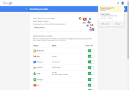 Google Takeout Instructions