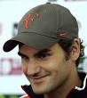 Federer at a press conference