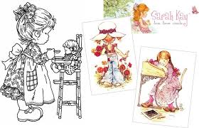 Image result for COLORIAGE SARAH KAY