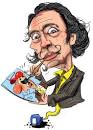 Cartoon: Salvator Dali (medium) by Martin Hron tagged karikatura - salvator_dali_692775