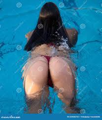 swimming ass girl|Man Hands Touching Butt Girl Underwater Holiday Vacation ...