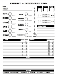 Image result for rpg character sheet