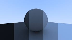 Image result for sphere checkered plane raytrace