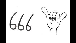 Image result for 666 hand gesture
