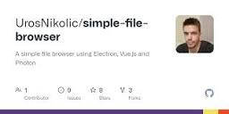 GitHub - UrosNikolic/simple-file-browser: A simple file browser ...