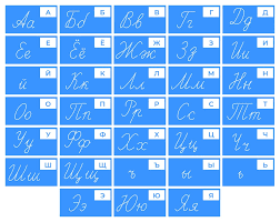 Image result for russian alphabet