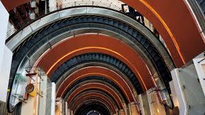 Image result for spiral escalator