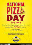 National Pizza Day California Pizza Kitchen National Pizza Day August
