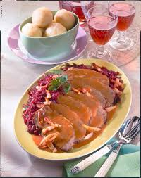 Image result for sauerbraten semmelknödel