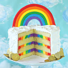 Image result for rainbow cake