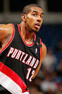 MORNING WOOD-LAMARCUS ALDRIDGE of the PORTLAND TRAILBLAZERS ...