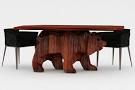 Bear Table : A Creative Furniture <b>Design</b> Brown Bear Table With <b>...</b>