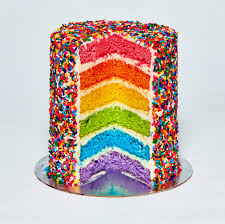 Image result for rainbow cake