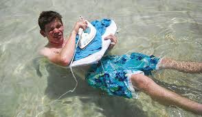 Image result for extreme ironing