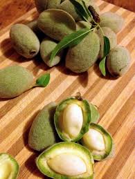 Image result for fresh green almonds