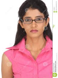 Stock Image: Beautiful indian ... - beautiful-indian-girl-glasses-12339011