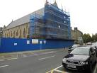 Church under renovation - via Daymix